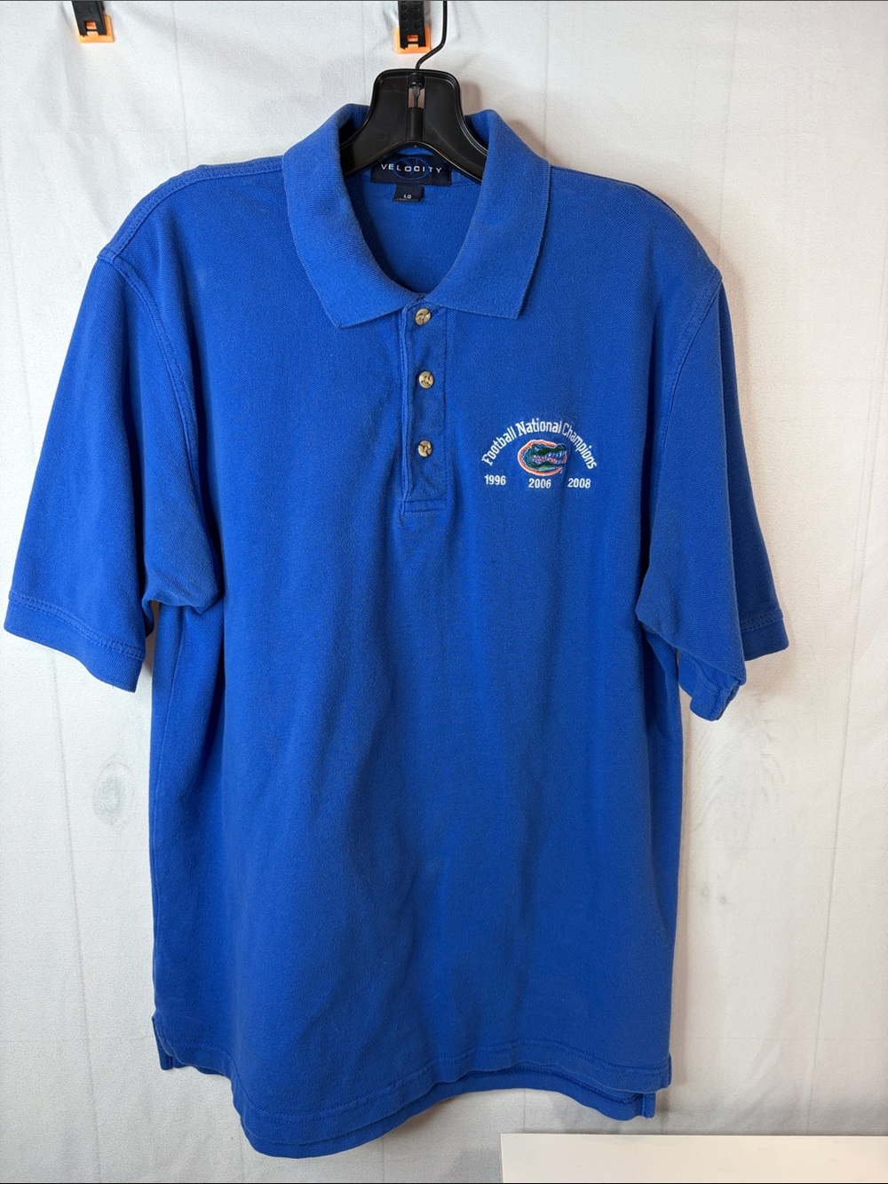 Florida Gators 1996 2006 2008 National Champions Polo Men’s L USA